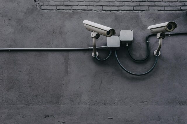 black and white security cameras