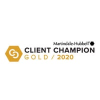 Martindale-Hubbell Client Champion | Gold 2020
